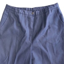 VTG Pendleton Virgin Wool Blue Lined Pants Women's size 14 see pics for size