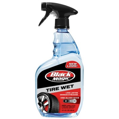 Black Magic Tire Wet 32 oz Extreme Shine Spray Easy to Use High Gloss Finish