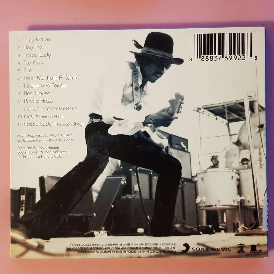 THE JIMI HENDRIX EXPERIENCE Miami Pop Festival DIGI VG/- (CD) - Bild 3 von 3