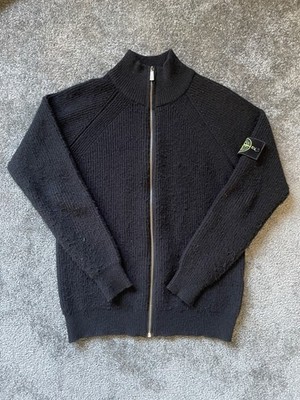 Stone Island Strickjacke mit Zip   schwarz, Top Zustand Herren Gr.M