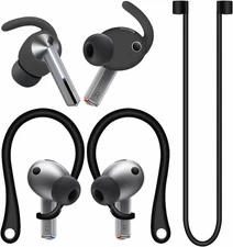Galaxy Buds 3 Pro Anti-Slip Kit Replacement Ear Hooks Sport Tips black 