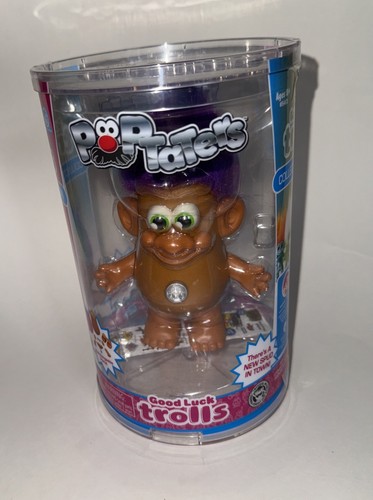 PopTaters Good Luck Trolls Purple Hair Collectors Edition - Picture 1 of 7
