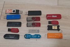 LOT of 15 Used USB Flash Drives MIXED - 4gb / 8gb / 16gb / 32gb / 64gb / 128gb