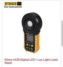 Ethos 4430 Digital LED Lux Light Level Meter and Tester