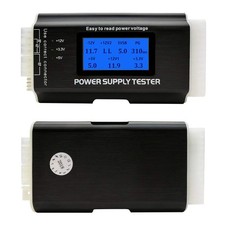 Computer PC Power Supply Tester, Aluminum Alloy Enclosure