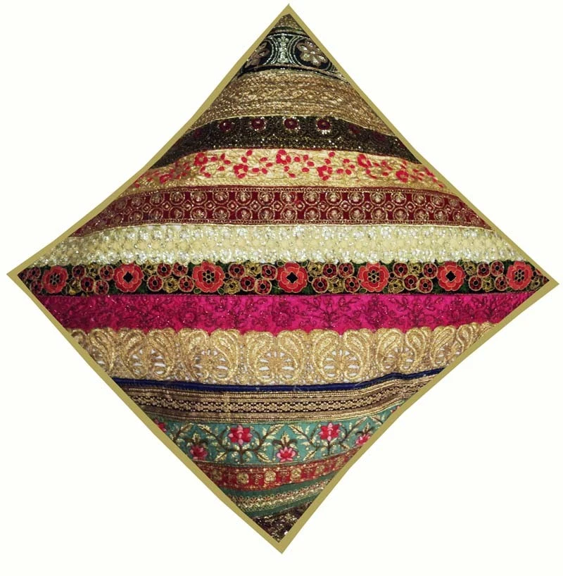 33% OFF 24" STUNNING SARI HOME DECOR THROW FLOOR ACCENT CUSHION PILLOW COVER