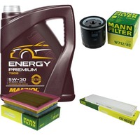 Mann Inspektionspaket 5L Mannol Energy Premium 5W-30 FüR Mini Mini One D