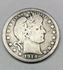 1914-p Barber quarter