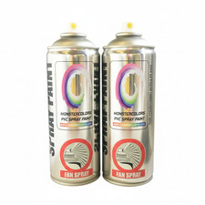 PVC Spray Paint 400ml Cans x2 for Window Door Frame | Plastic Facia Gloss  Matte
