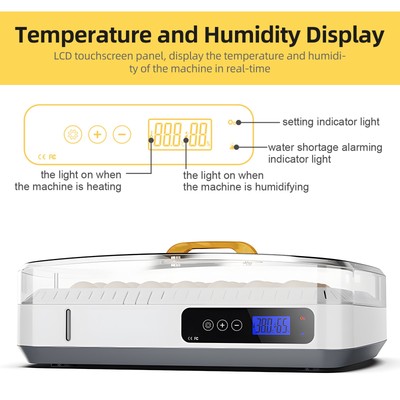 35 Egg Incubator 360 Degrees Automatic Egg Turner Incubators For Hatching Eggs