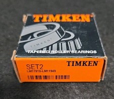 Timken LM-11949 CONE / LM-11910 CUP Tapered Roller Bearing Set Of 2 25 331 