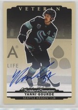 2022-23 Upper Deck Parkhurst Champions Auto Yanni Gourde #166 Auto 11jd