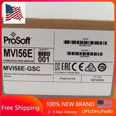MVI56E-GSC PROSOFT Modbus Serial Enhanced Communication Module New HT