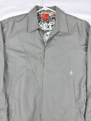 Volcom Swindle Full Zip Jacket Skate Surf Snow Outdoor Y2K Punk Bomber Mens M