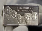 Scottsdale Mint 10 oz .999 Silver Bar Mount Trumpmore Design