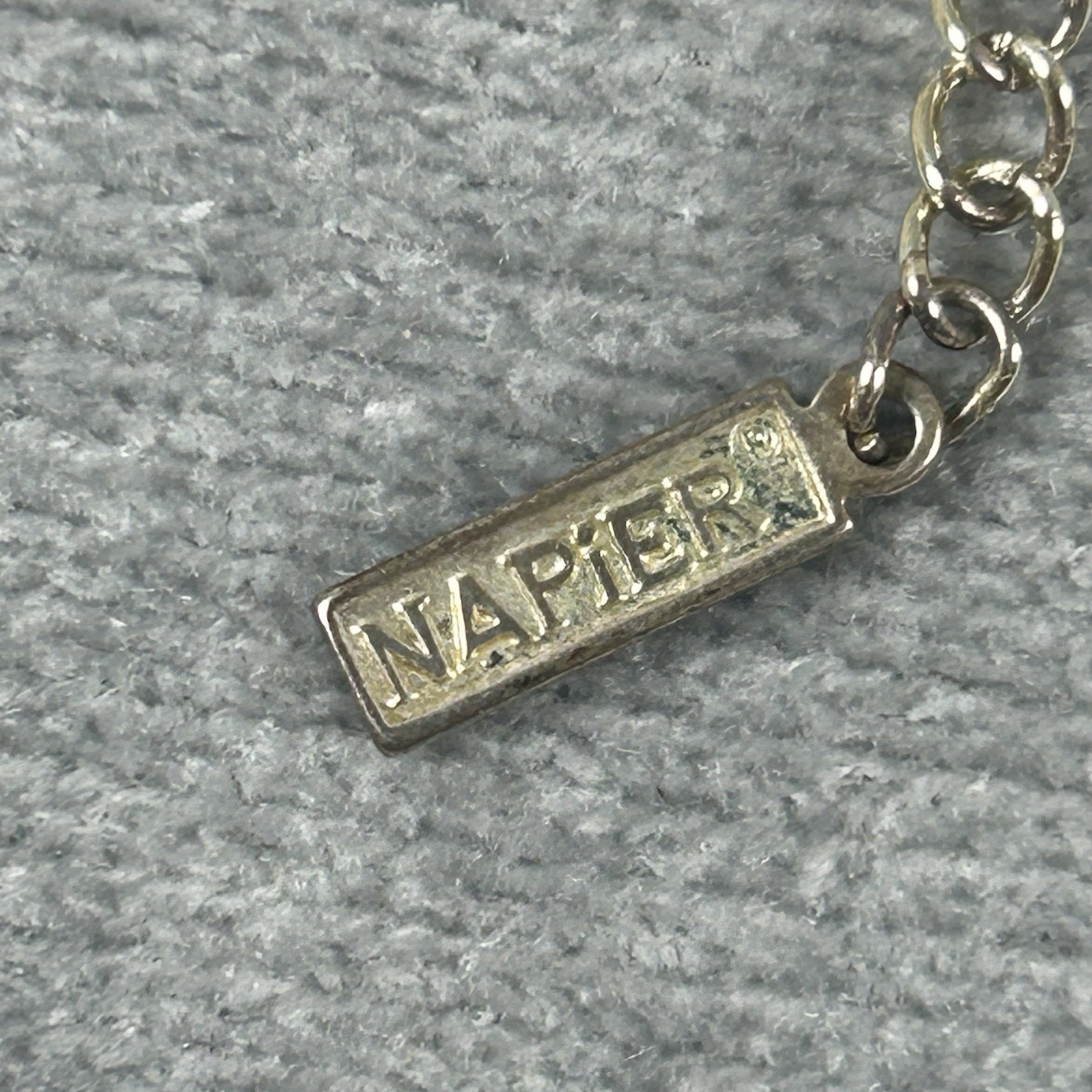 Napier Silver Tone Solid Small Ball Cluster Beade… - image 2