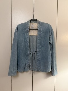 Camisa Visvim Lhamo Chaqueta Denim Azul Claro Talla 2 Hecha en Japón