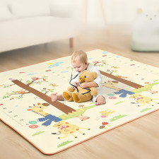 Foldable Baby Play Mat Extra Large Waterproof Foam Crawling Mat Soft & Portable