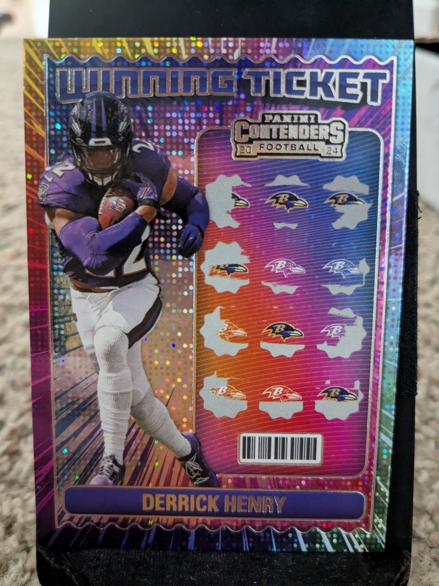 2024 Panini Contenders - Derrick Henry WINNING TICKET - Ravens #14
