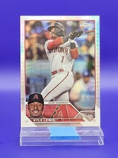 Kyle Lewis 2023 Topps Chrome Update Prism Refractor SP 🔥 Diamondbacks
