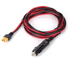 14AWG Extension Charging Cable XT60 to Car Cigarette Lighter Connector Female