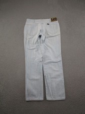 Vintage 80s Lee Riders Jeans SZ Tag 34x30 Straight Leg Union Made USA Light Wash