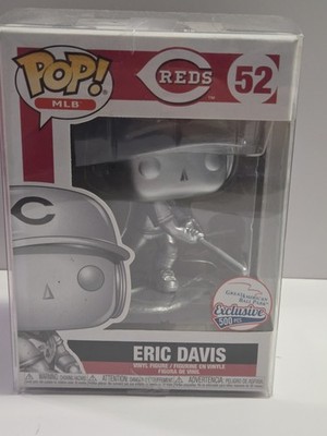 Funko Pop Eric Davis 52 Limited Silver Edition 500 Pcs Cincinnati Reds Exclusive