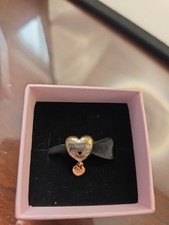 Heart Charm 'Thanks for Being My Mom' Love Pendant Silver Rose Gold In Box
