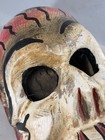 Hand Carved Mexican Calavera Skull Mask Wood Folk Art Movable Jaw — photo 6