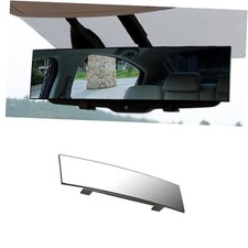 Rear View Mirror for Car, Mirrors Universal 12 Inch Interior Clip On White