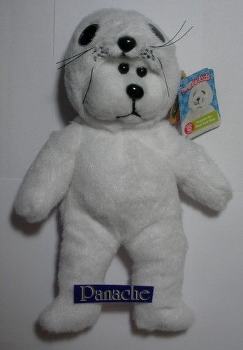 SKANSEN BEANIE KID "PUPSICLE THE HARP SEAL BEAR" MWMT