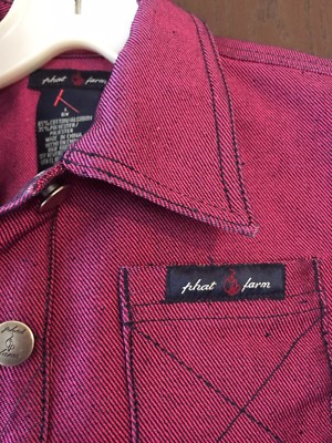 Veste Denim Baby Phat Rose Brillant - Taille 6x, Crop, Neuf Avec étiquette