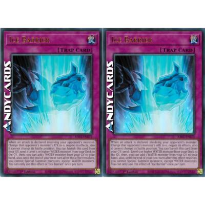 2x ICE BARRIER   (Eisbarriere)   Ultra R   RA01 EN071   1Ed   Yugioh!