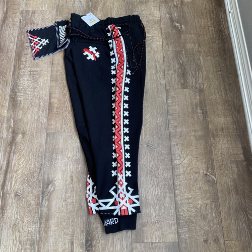Puma x Jahnkoy Track Pants Stretch Waist Black Mens Joggers Bottoms Size Small - Picture 9 of 9