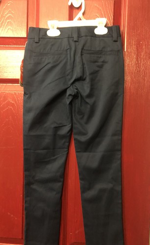 Size 8. Wonder Nation School Uniform Girls NAVY Pant Skinny Fit Adj. Waist - Picture 3 of 6