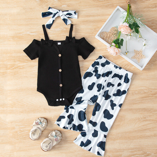 Neugeborenes Baby Mädchen ärmellos Strampler Overall Body Rüschen Shorts Kleidung - Bild 11 von 23