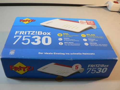 AVM FRITZ!Box 7530 Dual Band WLAN Router mit Integriertem VDSL Modem