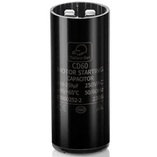 CD60 250 VAC 216-259 uf/MFD Round Motor Start Capacitor Replacement Parts Fit...