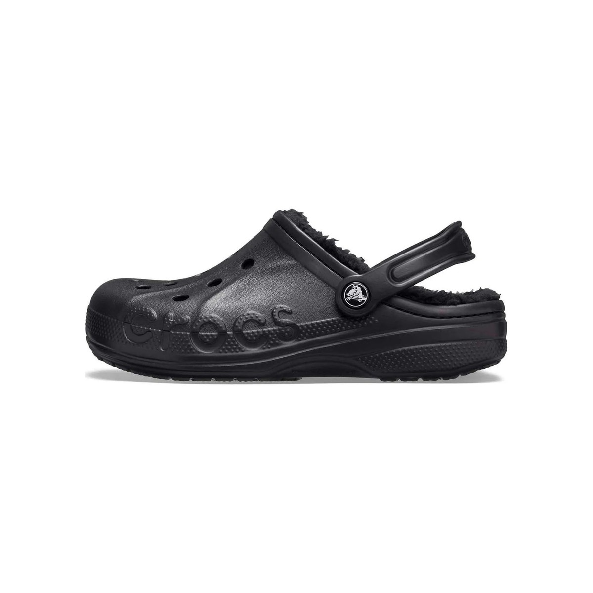 カイリー3DUKE Crocs 205969 Unisex Baya Lined Clogs, Men 11, Black