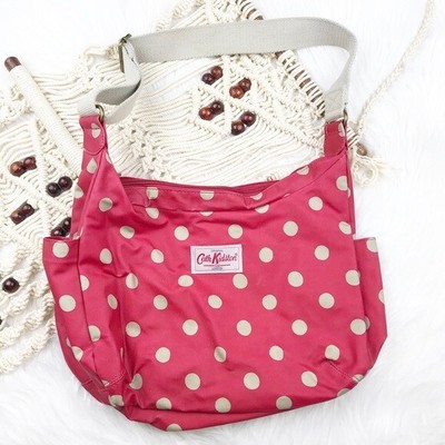 cath kidston red polka dot bag