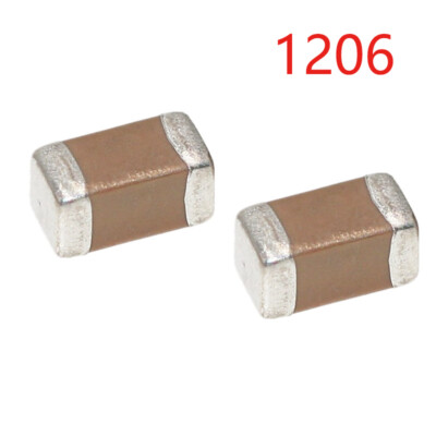 50PCS 6.3V/10V/16V/25V/35V-2KV 1206 SMD Kondensatoren (1PF-220 uF) Keramik-MLCC