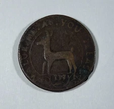 Colonial 1950's (#21283) Becker on edge. Restrike Very nice specimen