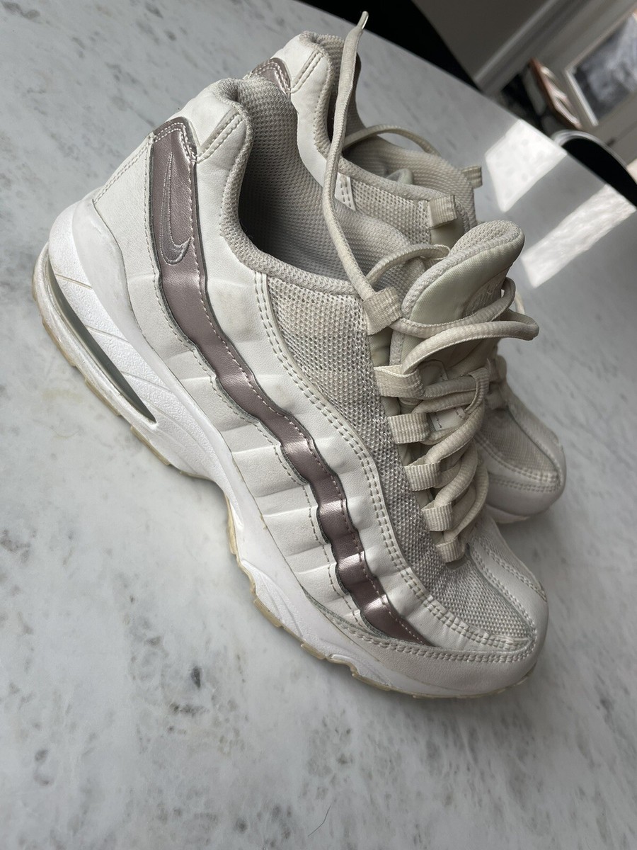 Nike Air Max 95 ホワイト/ネイビー 6.5 US Nike Air Max 95 Essential White Navy for Sale | Authenticity