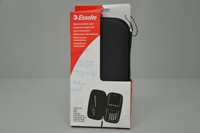 ESSELTE Grafikrechner-Etui Nylon Schwarz 22x11,5x4,5cm NEU