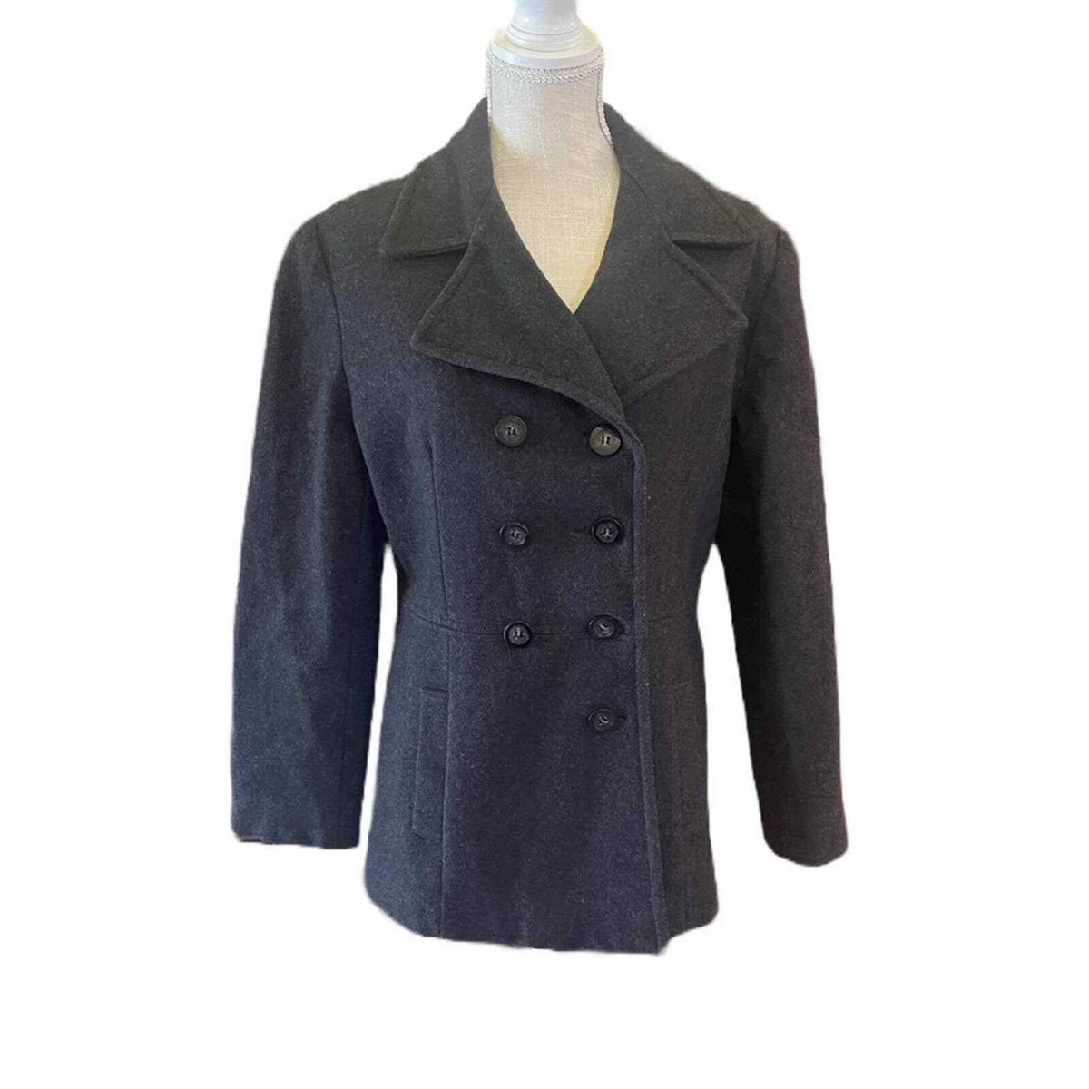 Mario De Pinto Womens Wool Coat Size Small