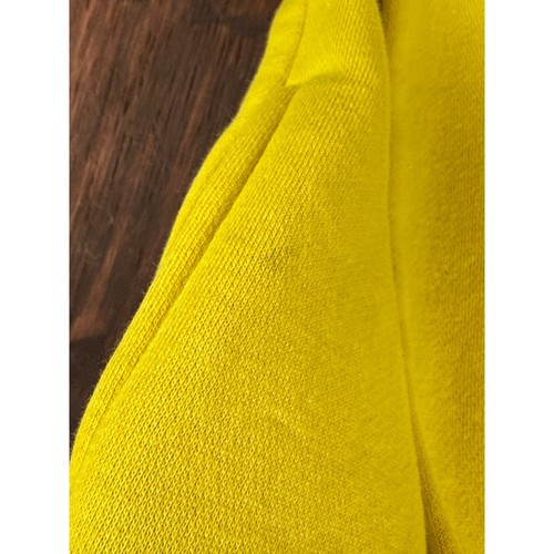 Tommy Hilfiger Tennis Logo Hoodie Fleece Yellow Blue Gray Youth Medium 12/14 - Picture 5 of 6