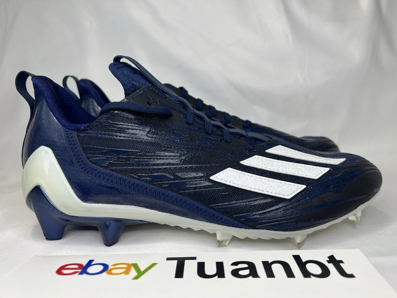 NUOVISSIME tacchetti calcio Adidas Adizero uomo blu navy bianco HR1604