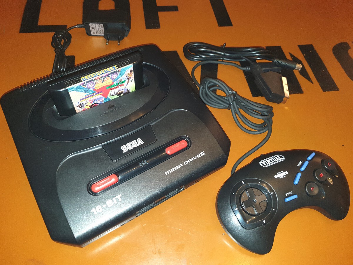 【美品】　SEGA MEGA DRIVE 2 本体 コントローラー付き SEGA Mega Drive MD 2 Konsole + Pad + Strom- & Scartanschluss ## | eBay