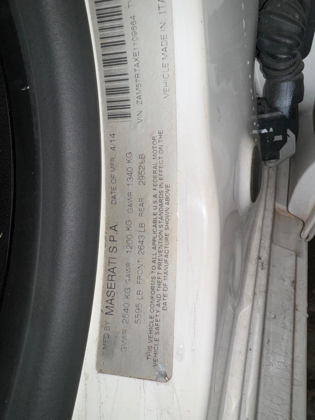 14 Maserati MASERATI GHIBLI Sun Roof Motor