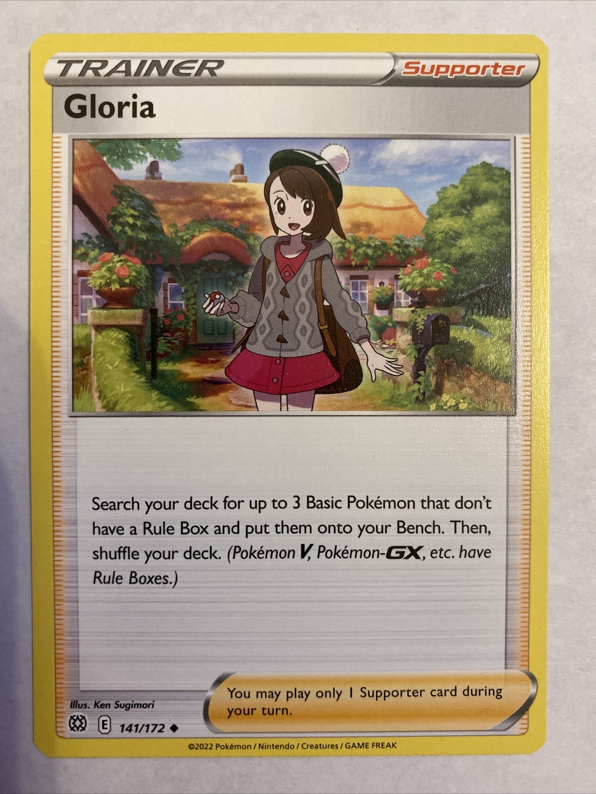 Gloria 141/172 - NM/M - Brilliant Stars Pokemon Card